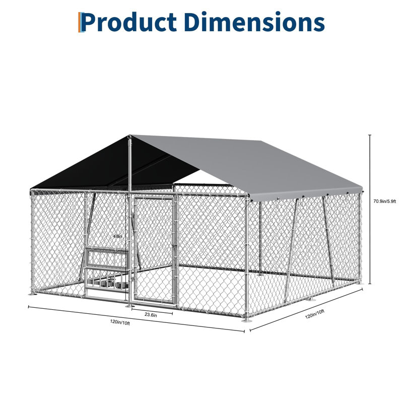 Dog House, 165cm H x 230cm W x 230cm D