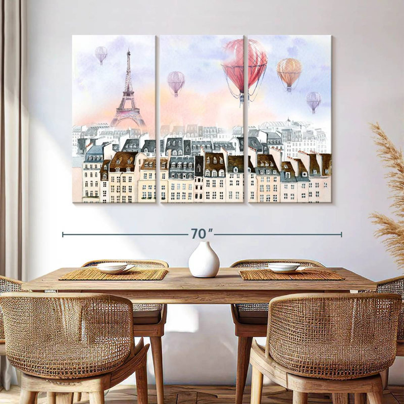 Montgolfières Sireci Paris, H 48 po x l 74 po