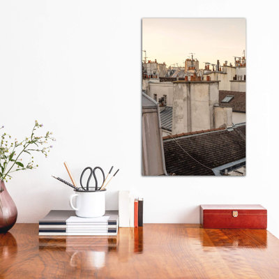 Paris At Dusk - Wrapped Canvas Print