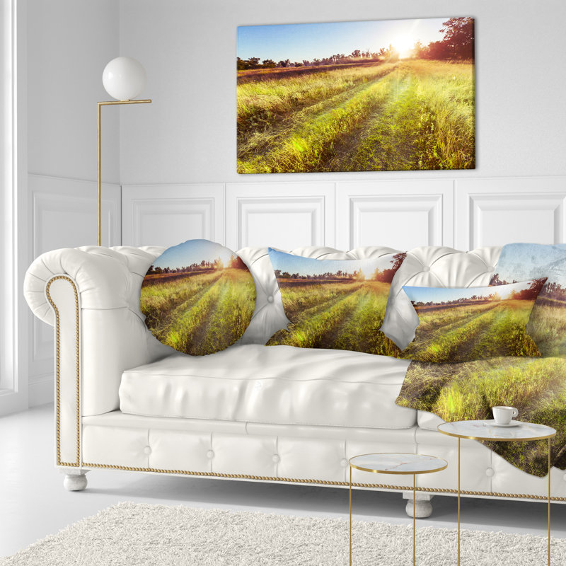 Coussin Farm Road, Rectangulaire, 12 po x 20 po