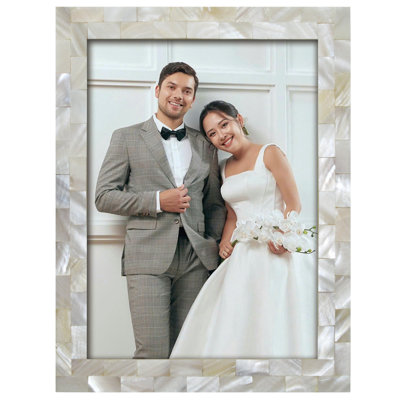 5*7 Mother of pearl Picture frame, inch Family Picture Frame.
