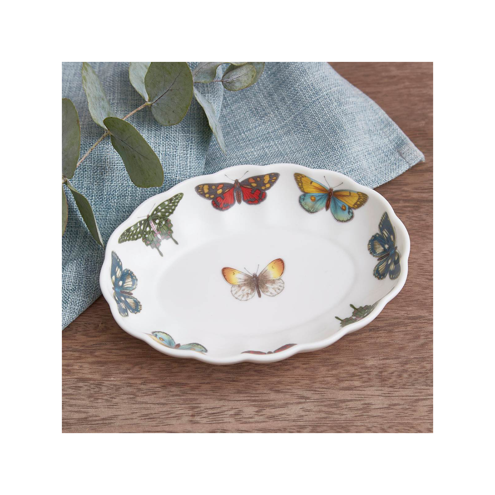6" Fluted Oval Dish