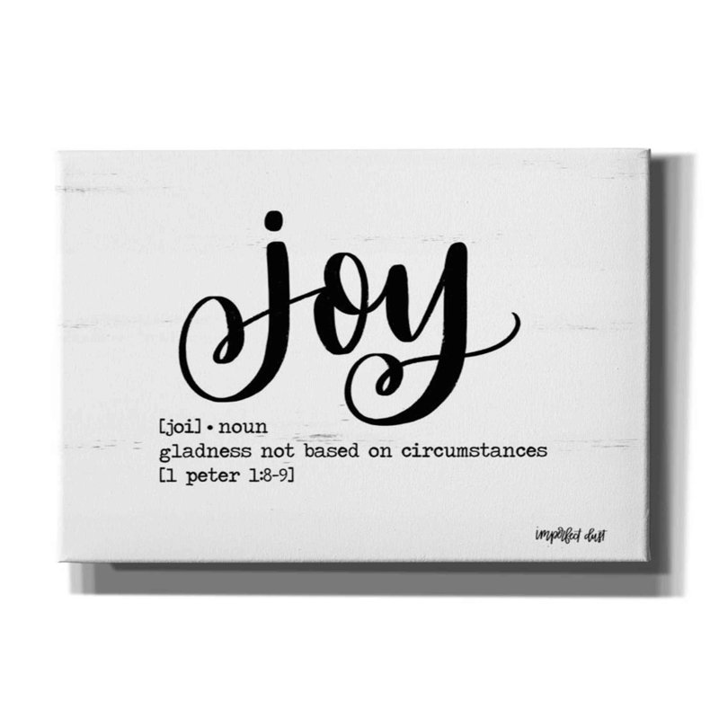 'Joy' by Imperfect Dust, Canvas Wall Art, 18" H x 26" W x 0.75" D