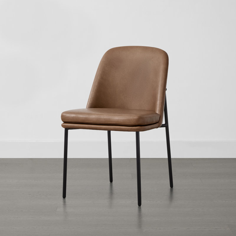 Chaise de salle à manger Angelick avec structure en métal, 3