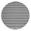 Machine Washable Horizontal Stripes Gray Area Rug