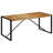 vidaXL Dining Table Kitchen Table Dining Room Table Solid Rough Mango Wood-1067864426-1067864425