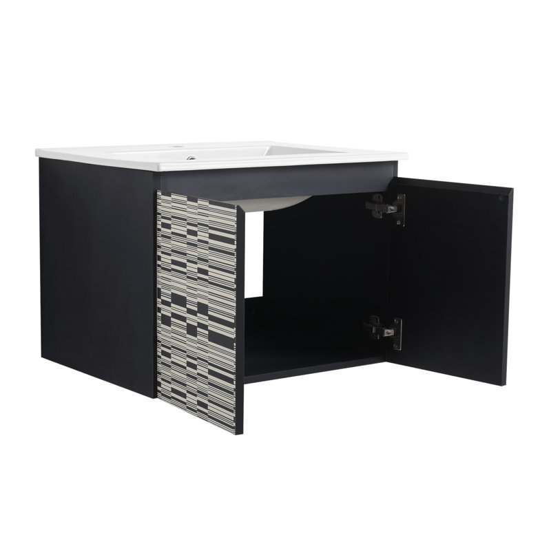 81 Base de meuble-lavabo simple mural 24 po 81