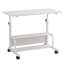 Bureau debout manuel réglable en hauteur avec tablette de rangement, bureau d'ordinateur portable-1086832639
