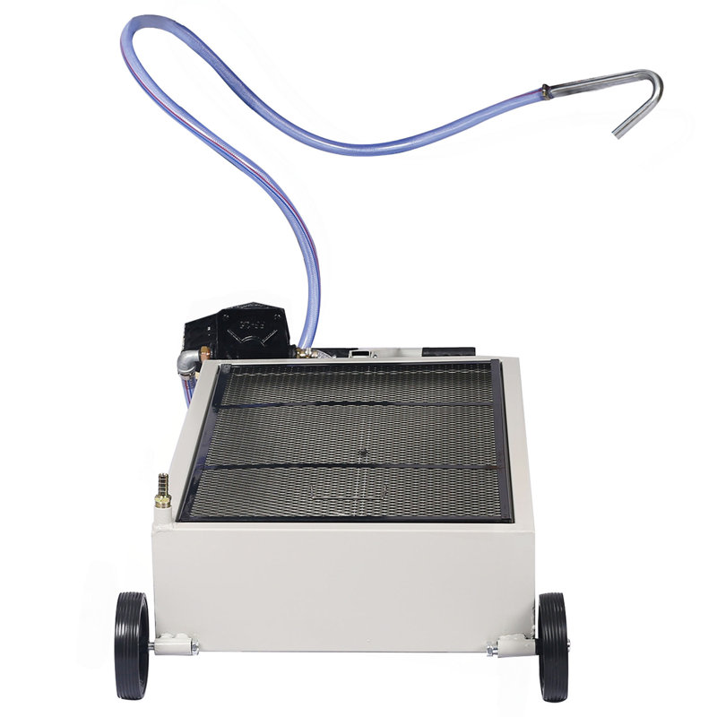 20-Gallon Low-Profile Oil Drain With Pump Gray