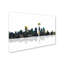 « seattle washington horizon » par marlene watson, impression sur toile tendue-15723090