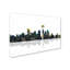 « seattle washington horizon » par marlene watson, impression sur toile tendue-15723091