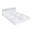 Grand lit plateforme avec rangement