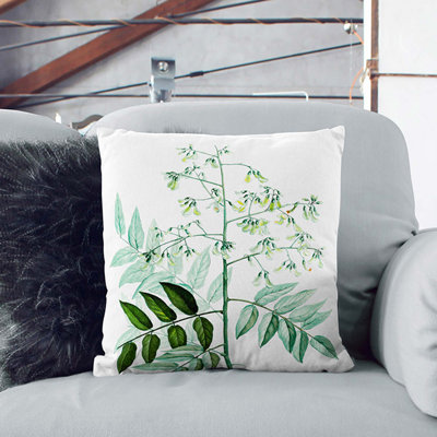 Floral Square Throw Cushion