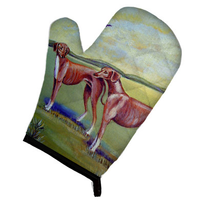 Caroline's Treasures Azawakh Hound Polyester Oven Mitt