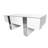 Nero Executive Desk with Glass Top – White Lacquer-247365649
