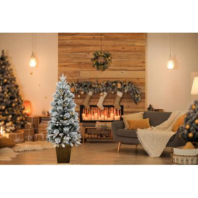 Lighted Artificial Christmas Tree