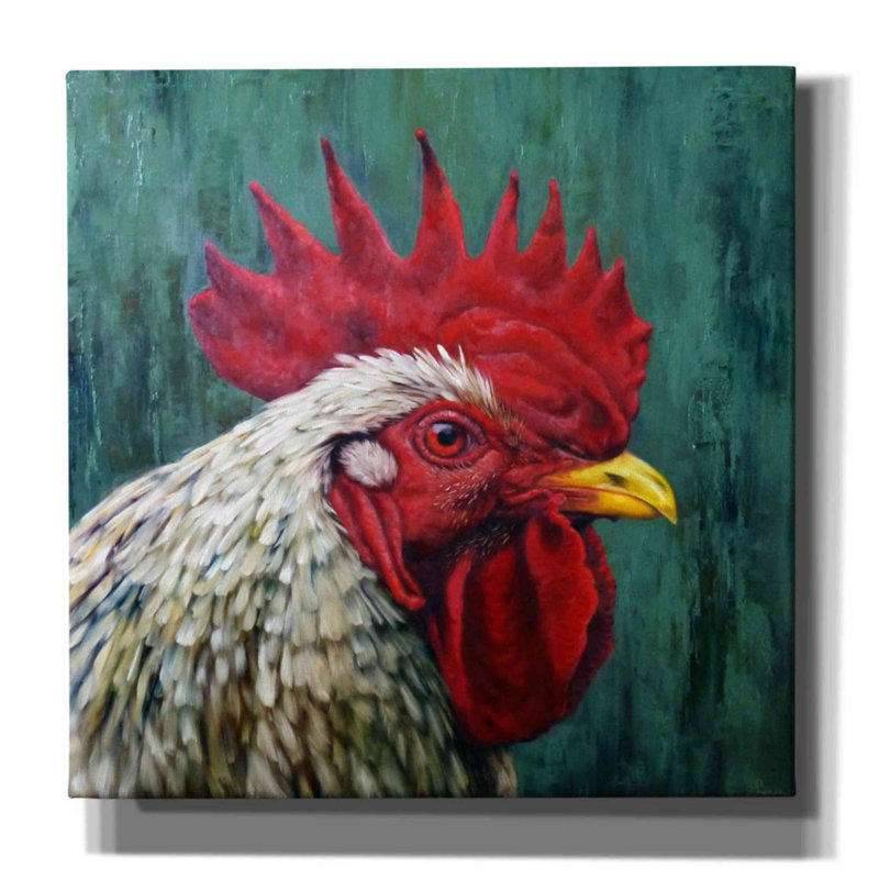 " Big Red " by Lucia Heffernan, 12" H x 12" W
