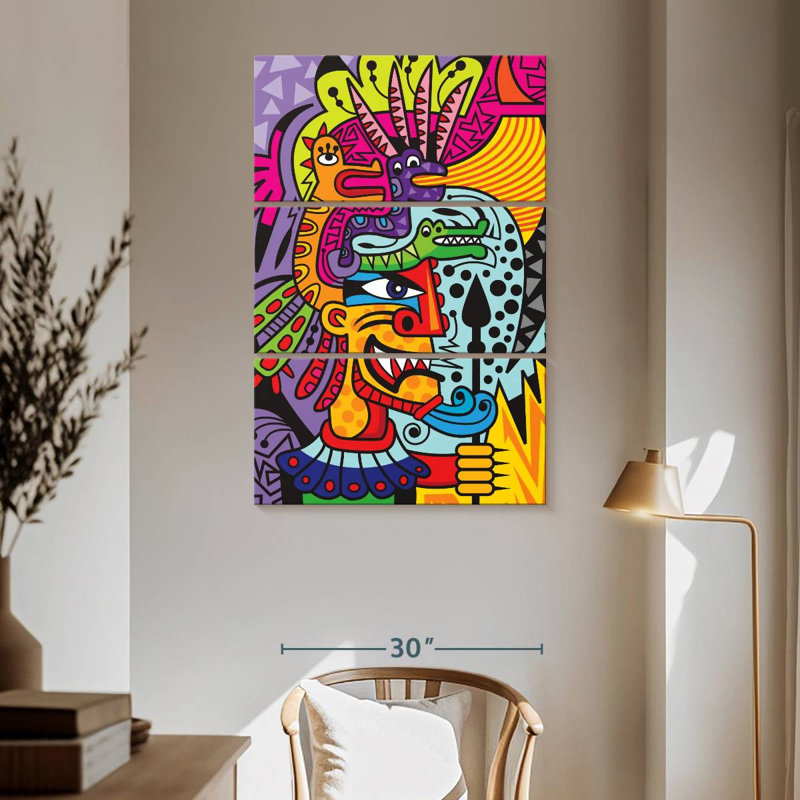 Kelan Aztec I, 65" H x 42" W