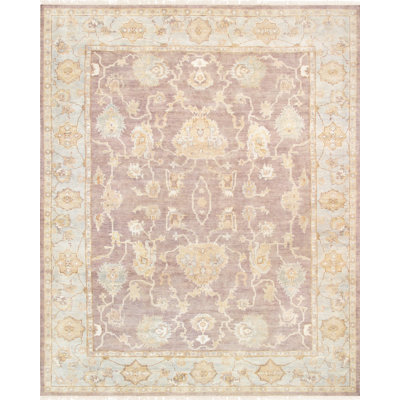 Oushak Hand Knotted Wool Oriental Indoor Rug
