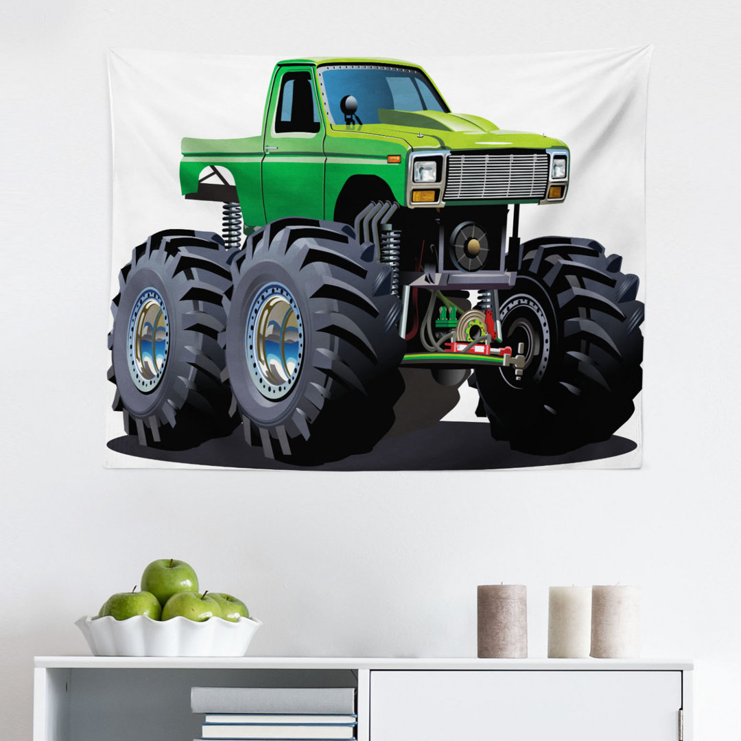 Tapisserie Riesiger Monster-Pickup-Truck