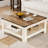 Zara Square Coffee Table With 2-tier Storage Shelves-1829749083