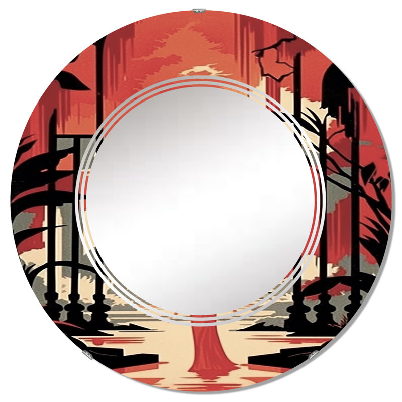 Glessner Circle Wall Mirror, 32" x 32"