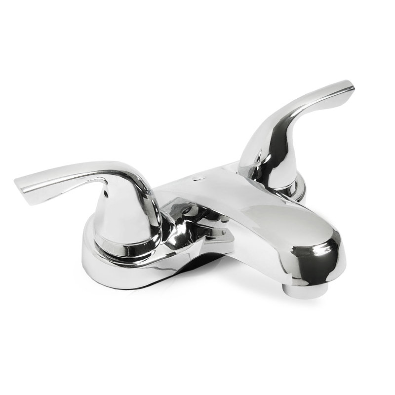 Plumb Tech Bathroom Faucets Mounting / Installation Required 2-handle Bathroom Faucet with Drain Assembly