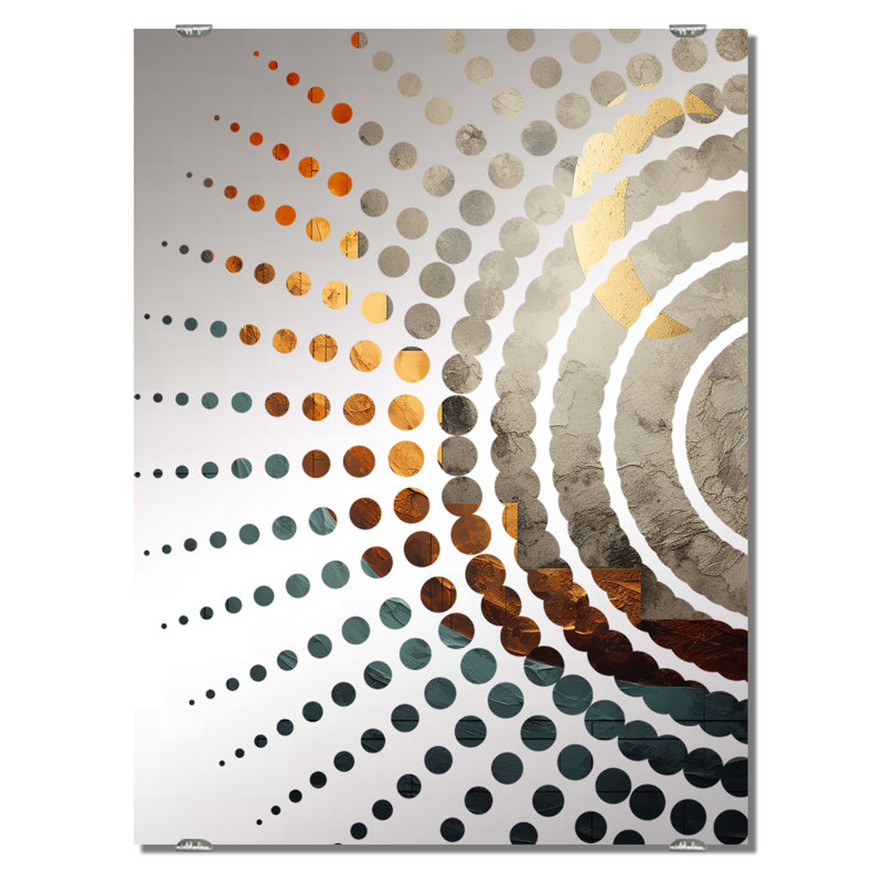 Miroir mural Osby - Abstract Collages MIR133710, 32 po x 24 po