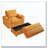 42.8" Oversized Chaise Lounge Chair With Storage Ottoman, Corduroy Sofa Bed With Cup Holders & USB Charging Port,-1629090740