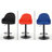 Modern Swivel Bar Stools, Adjustable Counter Height Barstools Pub Chairs with Backrest and Footrest-125958371