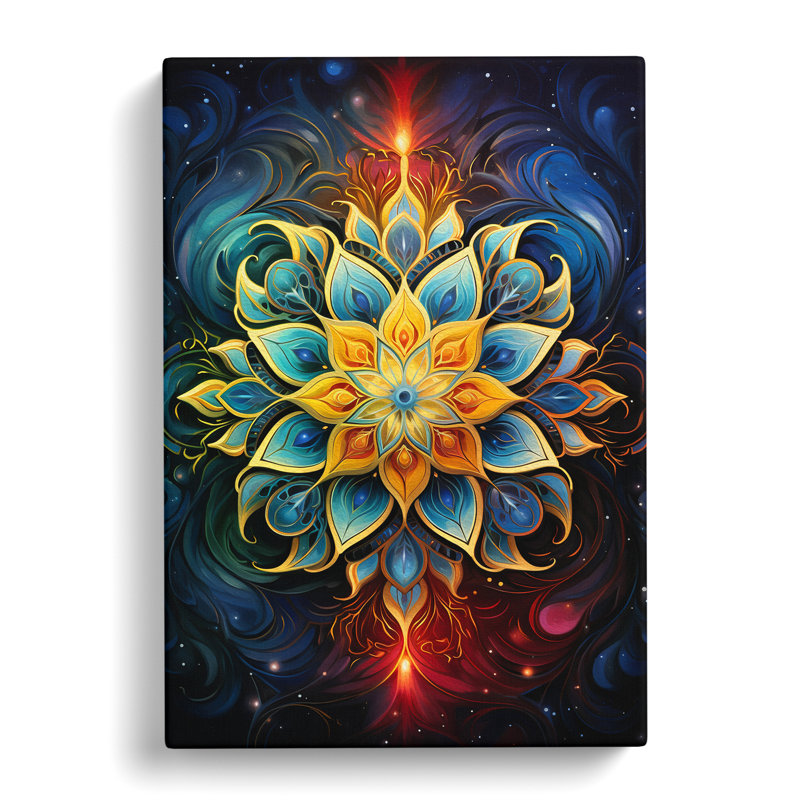 Mandala Conceptual No.2 - Wrapped Canvas, 60cm H x 40cm W x 3cm D