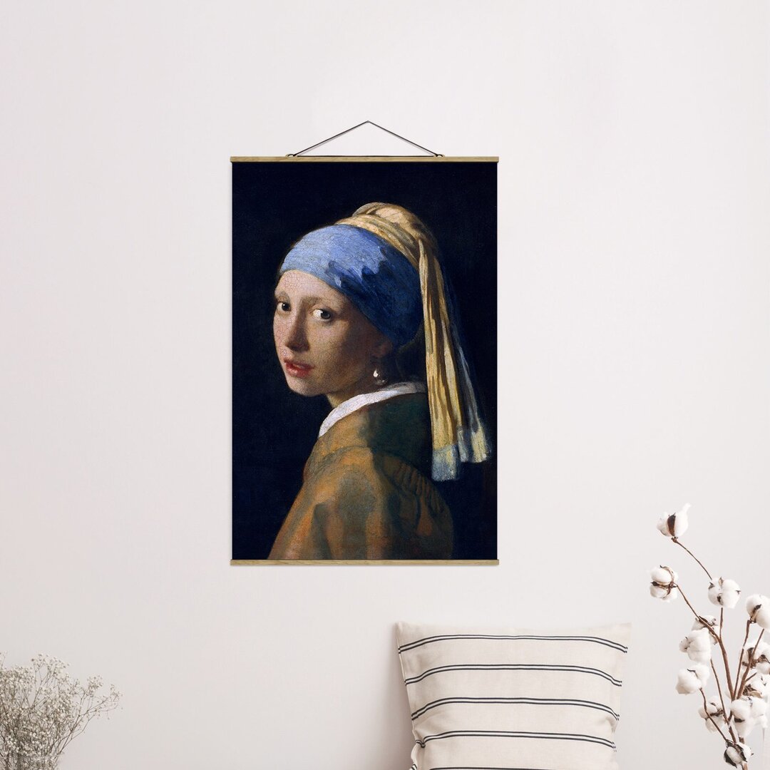 Grafikdruck Das Mädchen mit den Perlenohrringen von Jan Vermeer Van Delft