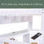 Gorga Kids Full Loft Bed with Drawers-593843826