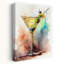 Vibrant Martini, peinture d'art mural contemporain-1972037157