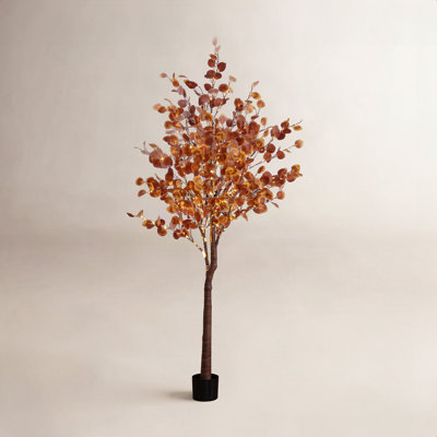 108" Pre-Lit Eucalyptus Tree in Nursery Pot