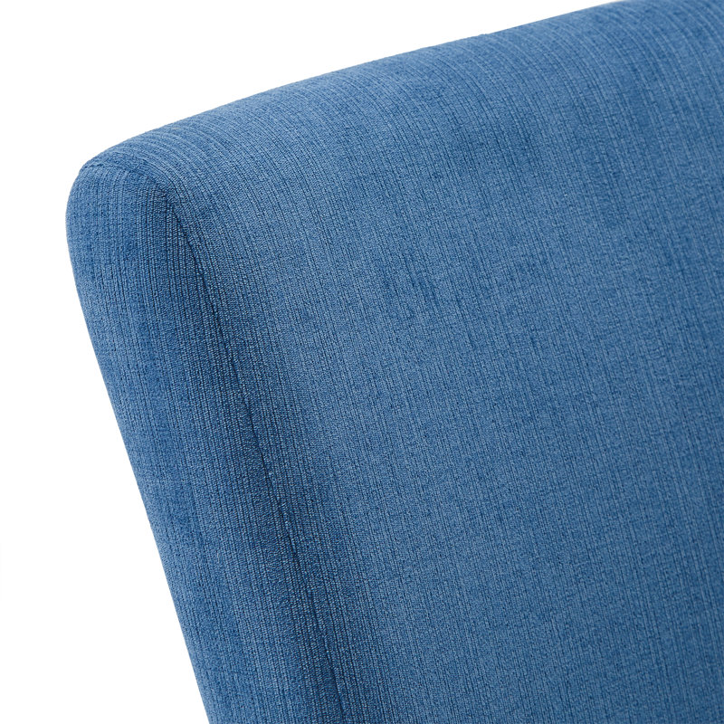 Lancaster Upholstered Parson Chair, Royal Blue
