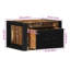 40cm W Solid Wood Bedside Table