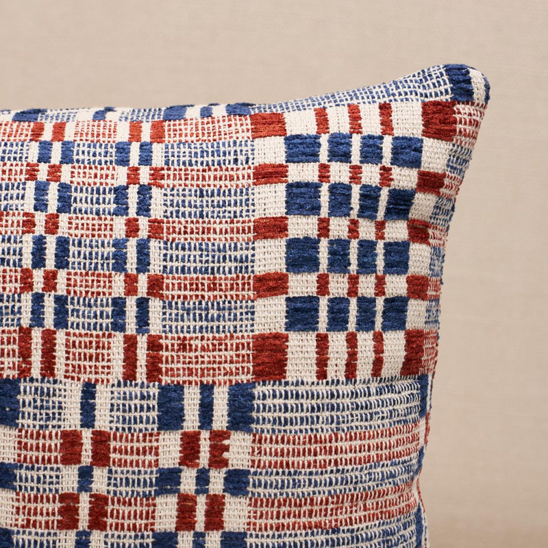 Brimfield Pillow Cover & Insert, Red, Rectangle 12"H x 24"W