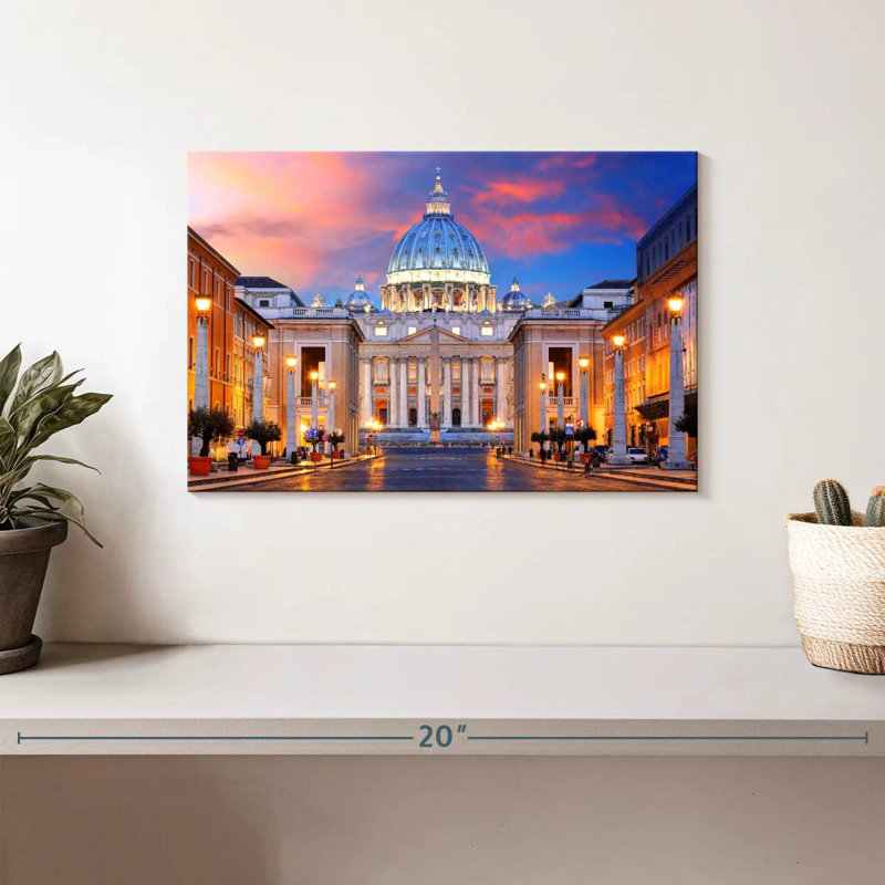 Adella, Basilique Saint-Pierre, Vatican, H 8 po x l 12 po