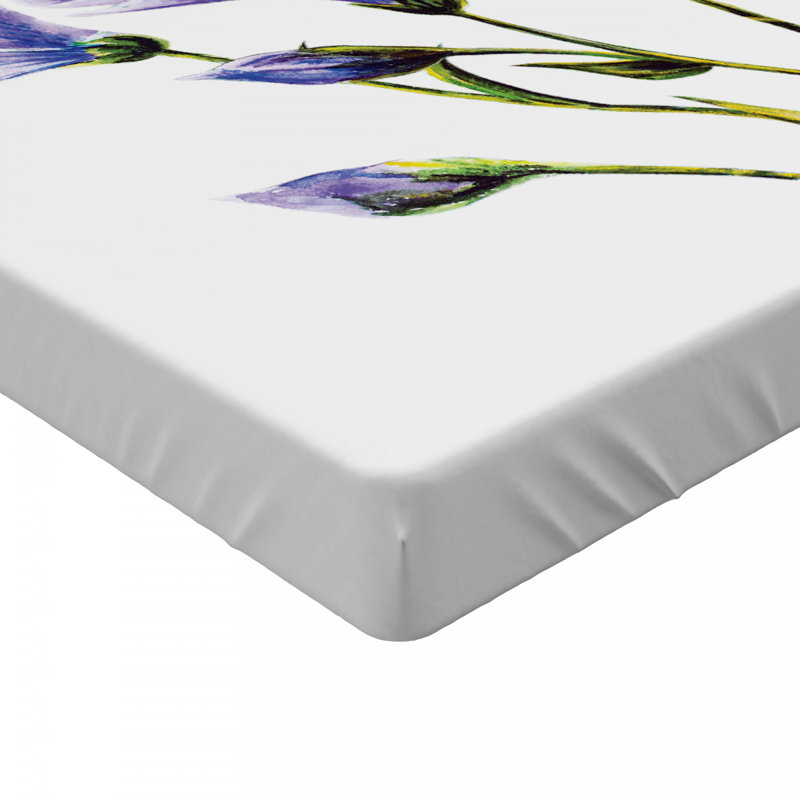Drap-housse pour fleur aquarelle, Simple TG