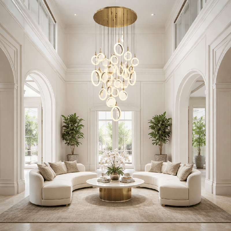 Lustra Ring 19-Lights LED Chandelier