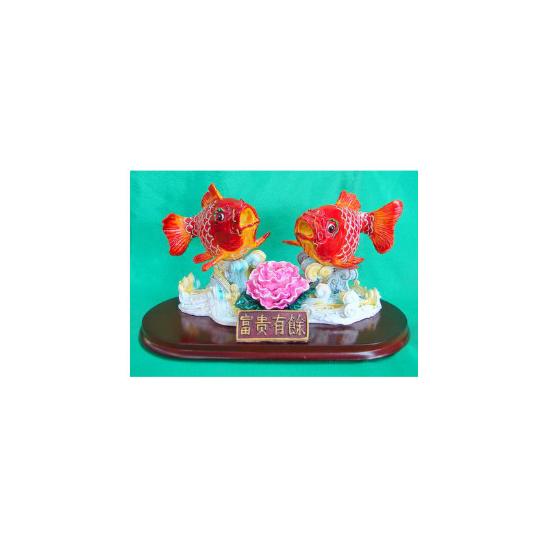 Figurine double poissons