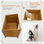 Niche pour chien en bois avec pieds surélevés résistant aux intempéries intérieur / extérieur