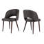 Chaise de salle à manger moderne rembourrée Marlow – Lot de 2