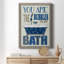«Bubble Bath», art textuel sur toile-1581097752-1581097762