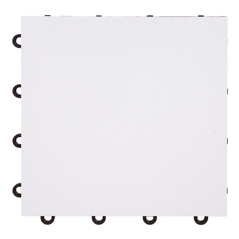 Carreaux de sol 3/8 po, Blanc