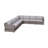 Ensemble de conversation pour 6 personnes avec coussins Biles Wicker-343274347