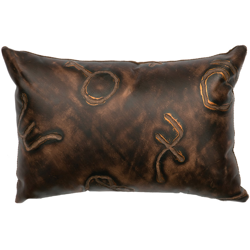 Wooded River Brands Leather Pillow - Leather Back