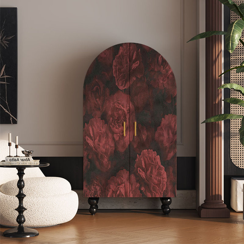 Armoire de rangement en bois massif de style américain