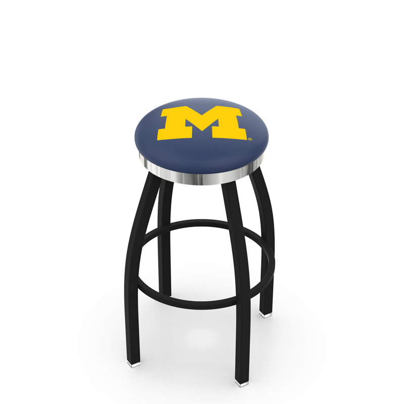 NCAA 36" Swivel Bar Stool, Michigan